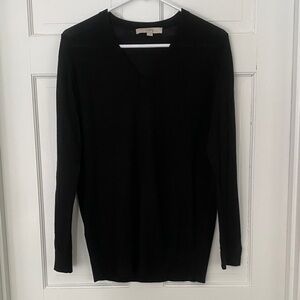LOFT Classic Black V-Neck Sweater